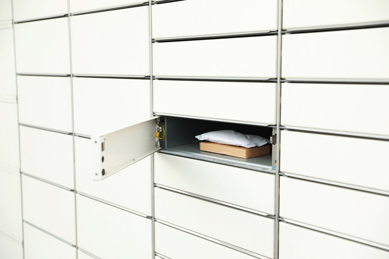 Parcels in Locker of Automated Postal Box